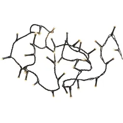 LED Lichterkette Weihnachtsdeko Leuchtkette Außen Gartenleuchte Balkondeko, 8 Funktionen Schalter, 100x 0,06W 3Lm, L 995 cm