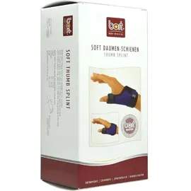 Bort Soft Daumenschiene kurz 1 St blau L