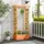 Costway Hochbeet mit Rankgitter 66 x 32 cm Orange