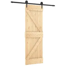 vidaXL Schiebetür rechts 70 x 210 cm Braun