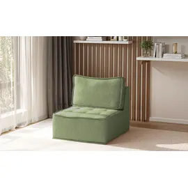 Fun Möbel Sessel SANDE XS Stoff 80 x 85 x 90 cm Hellgrün