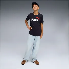 Puma Essentials 2 Color No.1 Logo T-Shirt Jungen 16 - new navy 164