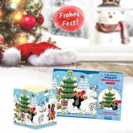 Trötsch Verlag Der kleine Maulwurf Windlicht Adventskalender