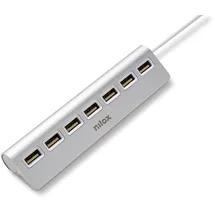 NILOX HUB 7 Port 2.0 Aluminium