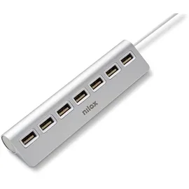 NILOX HUB 7 Port 2.0 Aluminium