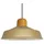 Bamyum Asletl 1-flg. Ø41 cm rund beige Holz, Metall