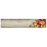 vidaXL Küchenteppich Waschbar Tomaten 60x300 cm Samt