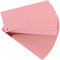 Herlitz Trennstreifen rosa 100er Set