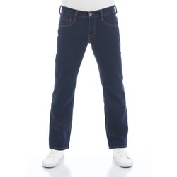 Mustang Herren Jeans Oregon Bootcut Bootcut Blau Tiefer Bund Reißverschluss L 34