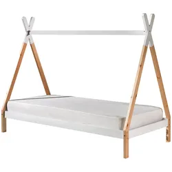 Hausbett 'Tipi' 90x200 cm, weiß