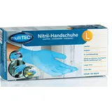 Nitril-Einweghandschuhe, Blau, Größe L - 50er Pack