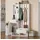 stilvora Garderoben-Set Schuhbank 100x30x180 cm Weiß