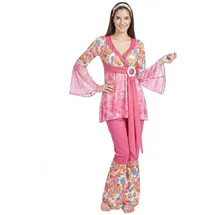 deguise toi Hippie Kostüm Damen S