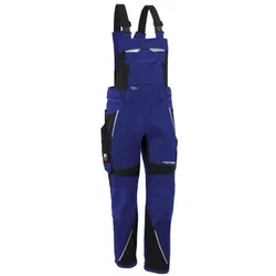 Latzhose "IRON" kornblau/schwarz, Gr. N70 - blau/schwarz - N70