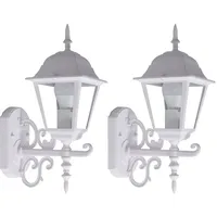 ETC Shop 2er Set ALU Wand Leuchten Lampen Außen