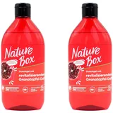 Nature Box Duschgel mit revitalisierendem Granatapfel-Duft 6 x 385 ml