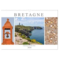 Calvendo Bretagne - unterwegs mit Julia Hahn (Wandkalender 2026