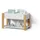 livinity® Kinderregal Mailo 80 x 46 cm Eiche weiß