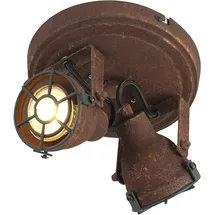 QAZQA Robuster Spot rost 2-flammig - Sorra