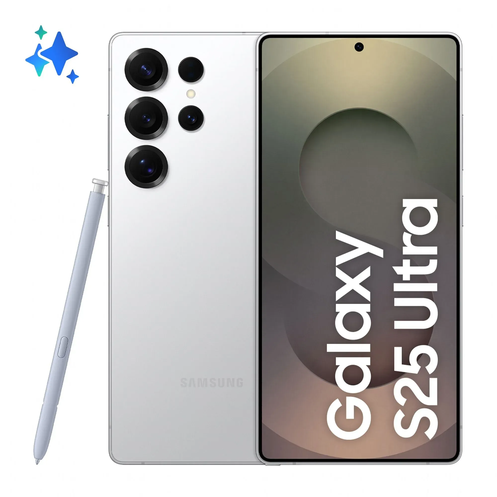 512 GB 5G Smartphone 17,5 cm (6.9 Zoll) Android 200 MP Vierfach Kamera Dual Sim WiFi 7 (Schwarz, Silber, Weiß) Galaxy S25 Ultra