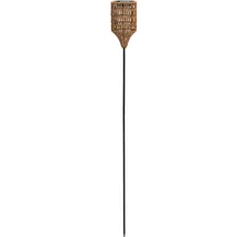 Dehner Gartenfackel Kunststoff/Metall Ø 12 cm H 110 cm 1 Stück beige