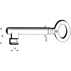 Buntbartschlüssel  Austria -  43