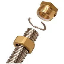 Flamco FixLock Verschraubungsset für Wellrohr DN 20, 3/4 AG"