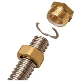 Flamco FixLock Verschraubungsset für Wellrohr DN 20, 3/4 AG"