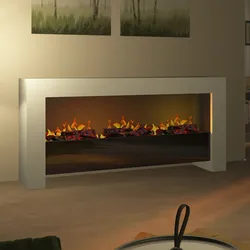 muenkel design bridge XXL [moderner Opti-myst Design Elektrokamin]: weiß (warm) - Ohne Heizung - Schwarz, matt