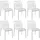 Tectake Gartenstuhl Alcudia 47 x 58 x 80,5 cm creme 6 St.