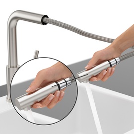 Villeroy & Boch Handbrause zu Steel Shower Einhebel-Küchenarmatur, 969705LC