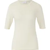 Comma, Kurzarmpullover im Slim Fit Beige 34