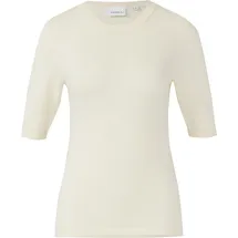 Comma, Kurzarmpullover im Slim Fit Beige 34
