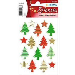 HERMA Aufkleber Weihnachtsbaum, 48 Etiketten
