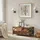 VASAGLE Couchtisch Braun Holz 100 x 55 x 45 cm