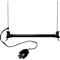 Lenkbar Basic (56cm) Lenkbar für Zweileiner Lenkmatten - inkl. Safety Leash SCHWARZ|WEISS|SCHWARZ 56 CM