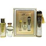 Ard al Zaafaran Turab Al Dhahab Eau de Parfum 650 ml + Body Mist 650 ml + Lufterfrischer 650 ml Geschenkset