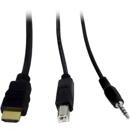 Inter-Tech AS-42HA HDMI Tastatur/Video/Maus (KVM)-Switch Schwarz