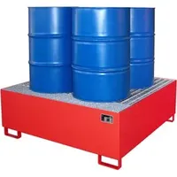 Bauer Südlohn Auffangwanne AW 800, lackiert, Feuerrot