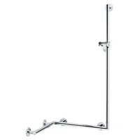 Keuco Plan Care Duschhandlauf mit Brausestange Aluminium silber-eloxiert 797/880/1265 mm