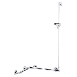 Keuco Plan Care Duschhandlauf mit Brausestange Aluminium silber-eloxiert 797/880/1265 mm