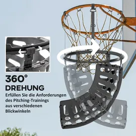 sportnow Basketball-Rücklaufaufsatz Schwarz