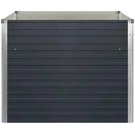 vidaXL Garten-Hochbeet verzinkter Stahl 100 x 100 x 77 cm Anthrazit