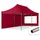 TOOLPORT Faltpavillon 3 x 6 m inkl. 2 Seitenteile Rot