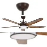 LUCCI Louisville 158 cm Deckenventilator Bronze