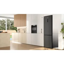 Gorenje NRK620AAXL4 Kühl-Gefrierkombination (336 l, 2017 mm hoch, Edelstahl)
