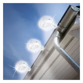 EasyMaxx Dachrinnenleuchte Solar 3er Set