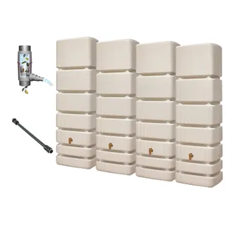 Slim Wandtank Set 1400 l sandbeige