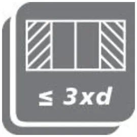 Gühring Maschinengewindebohrer DIN371 HSSE TiN Typ UNI Form B M4