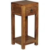 KADIMA DESIGN Beistelltisch MUMBAI Massiv-Holz 68cm hoch Wohnzimmer-Tisch | Gr.: onesize